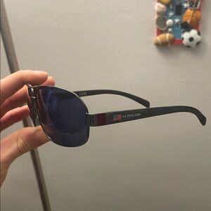 U.S. Polo Assn. Black and Blue Sunglasses